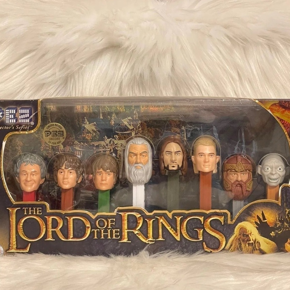 Lord of the Rings PEZ Dispenser Set Limited Edition